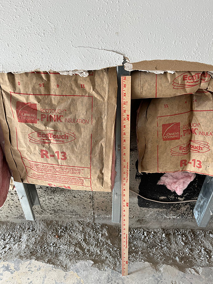 Day 1 - 3' drywall removed