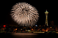 Large White Circle, Fireworks