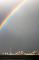 Rainbow, Seattle Skyline